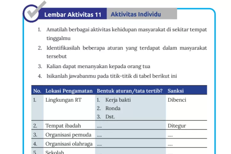 Kunci Jawaban IPS Kelas 8 Halaman 36 Kurikulum Merdeka, Lembar ...