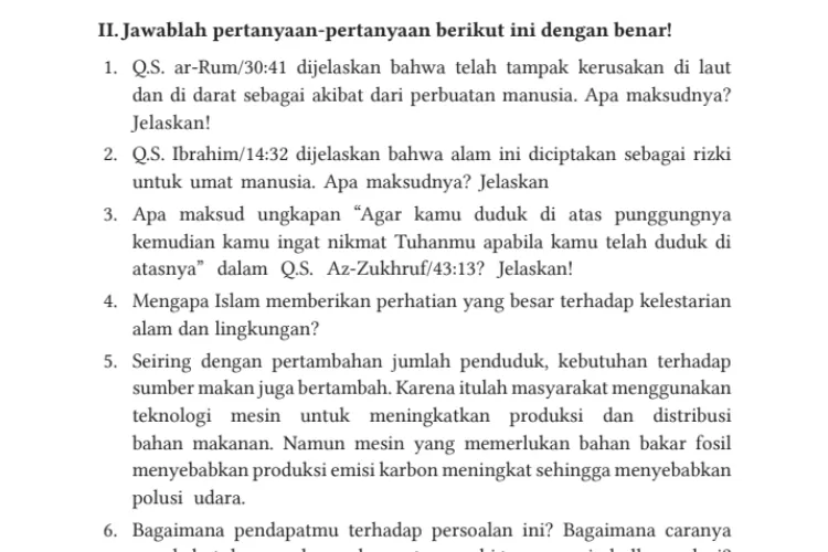 Kunci Jawaban PAI Kelas Halaman Kurikulum Merdeka Menjelaskan Maksud Surat Portal Baraya