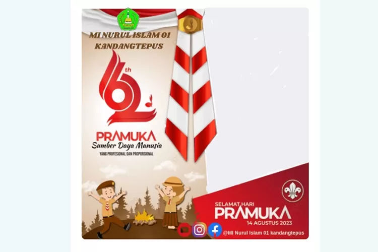 20 Link Twibbon Hari Pramuka Ke 62 Hari Ini Senin 14 Agustus 2023 Download Gratis Untuk Status 9031