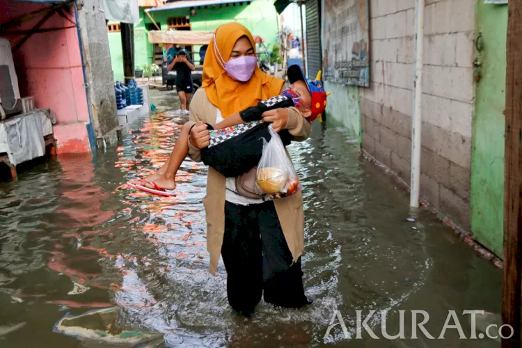 Ini Penyebab Banjir Rob Rendam Pesisir Jakarta Utara - Akurat