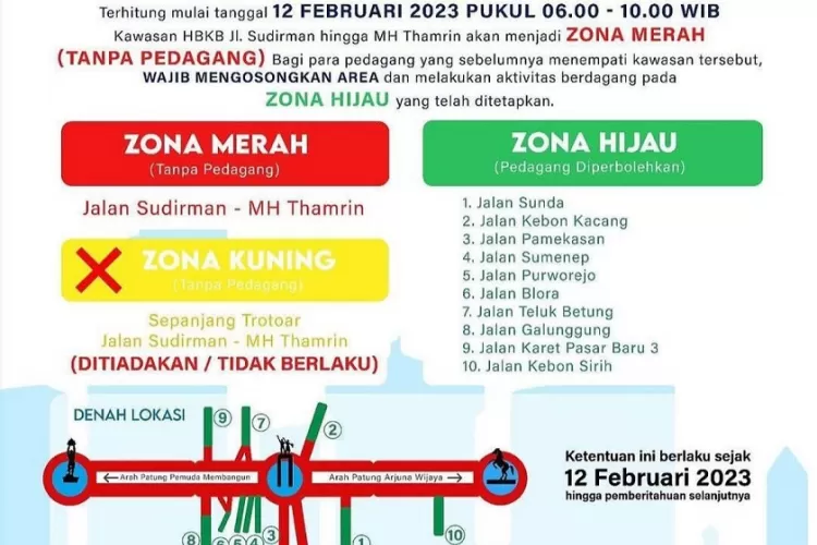 Pedagang Dilarang Berjualan Di Zona Merah Cfd Mulai Februari Akurat