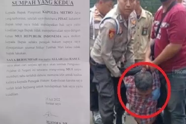 Ini Isi Surat Lengkap Pelaku Penembakan Kantor MUI, Mengaku Wakil Nabi ...