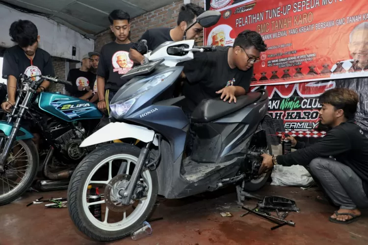 GMC Sumut Kenalkan Ganjar Di Karo Lewat Pelatihan Tune Up Motor - Akurat