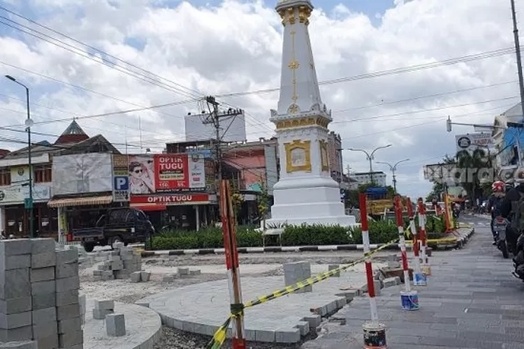 Proyek Revitalisasi Tugu Jogja Selesai Pekan Ini - Ayo Yogya