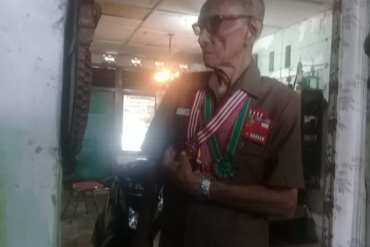 Salah satu veteran perang kemerdekaan, Sanjoto. (Vedyana/Ayosemarang.com)
