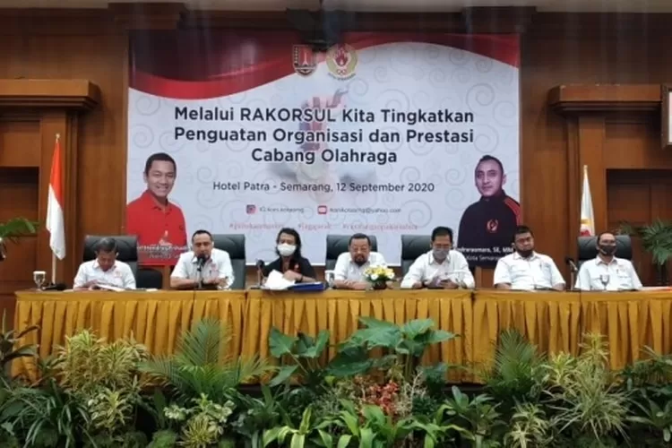 KONI Kota Semarang menggelar Rapat Koordinasi dan Konsultasi (Rakonsul), Sabtu (12/9/2020).(dok)