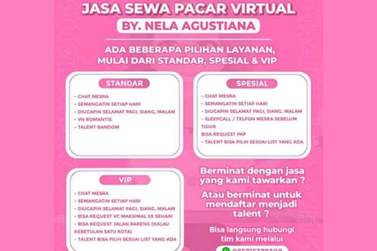 Viral! Jasa Sewa Pacar Virtual, Ada Yang Berminat? - Bali Express