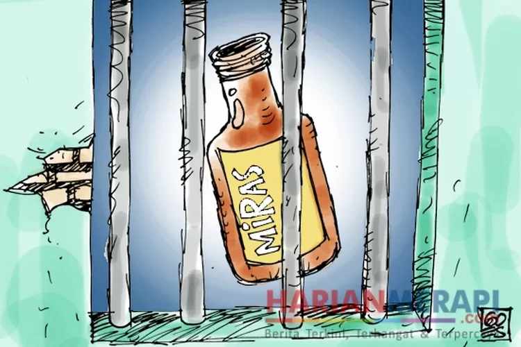 ilustrasi pemberantasan miras (Dok. Merapi)