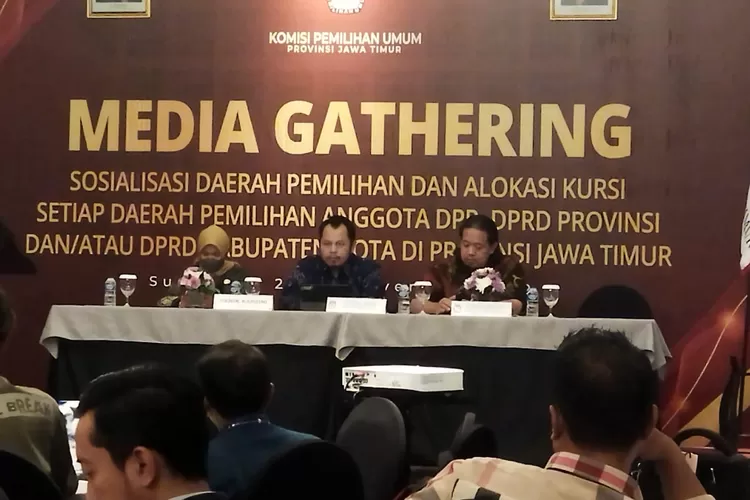 KPU Jatim Sosialisasikan Rancangan Penataan Dapil Dan Alokasi Kursi Pemilu 2024 Ibenews