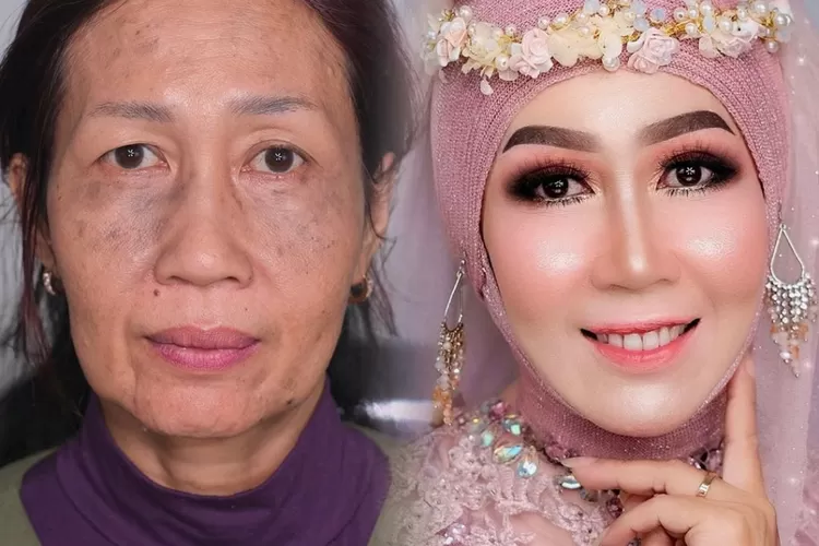 Bikin Pangling Nenek 60 Tahun Ini Berubah Jadi Cantik Muda Gegara Kekuatan Make Up Indozone