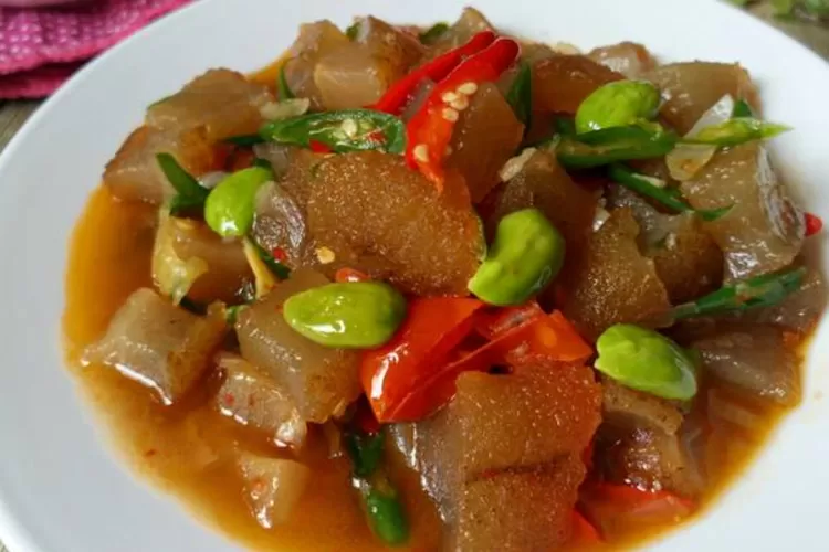 Resep Kikil Tauco Pedas Dengan Tambahan Pete Yang Nikmat Banget