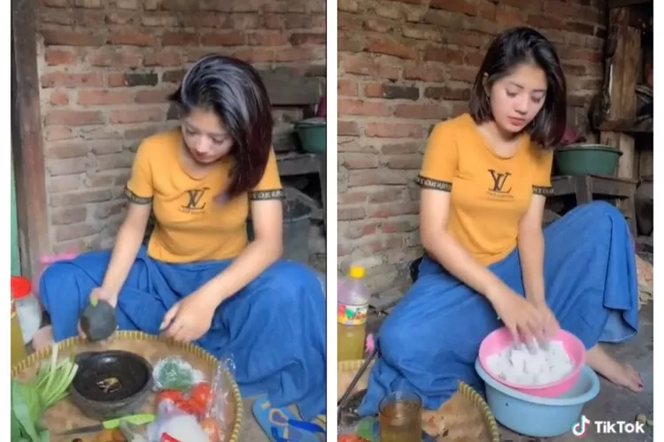 Viral Cewek Cantik Masak Semur Jengkol Netizen Malah Debat Soal