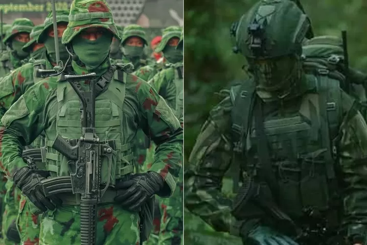 Sangar Ini Desain Baru Seragam Pasukan Hantu Rimba Kopassus Perang