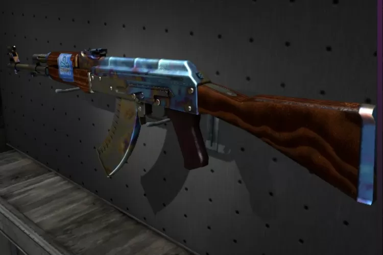 Ak blue gem pattern