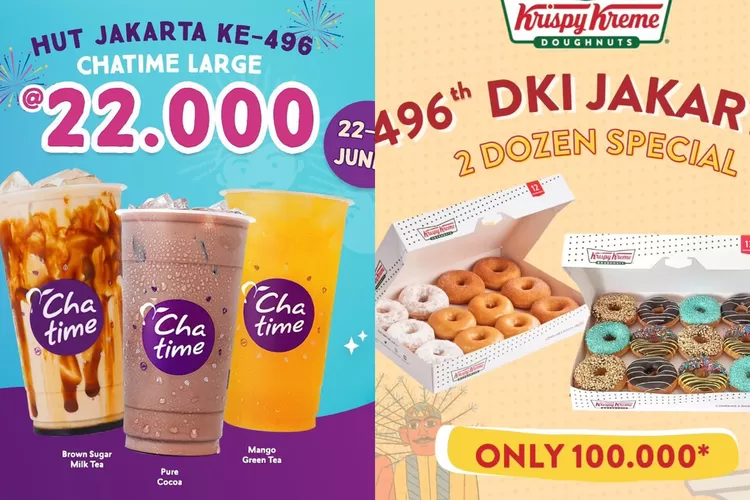 12 Promo Makanan Dan Minuman Ulang Tahun HUT DKI Jakarta 2023 ...