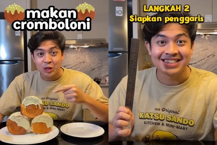 Cara Unik Makan Cromboloni Ala Jerome Polin Info Mase