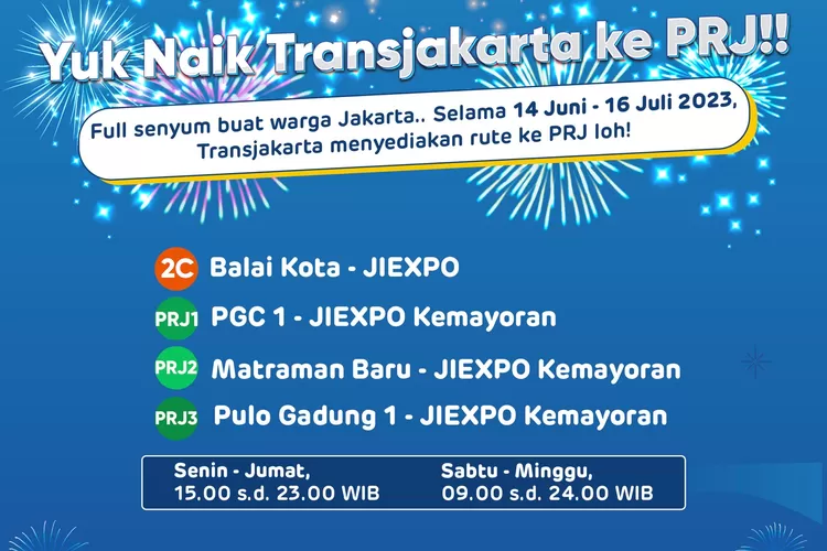 Transjakarta Sediakan Bus Langsung Menuju Arena PRJ, Ini Rute Dan Jam ...