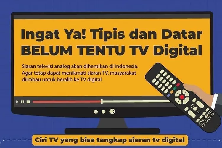 Baca Nih! Pengertian TV Digital, Perbedaan Dengan TV Analog, Dan ...