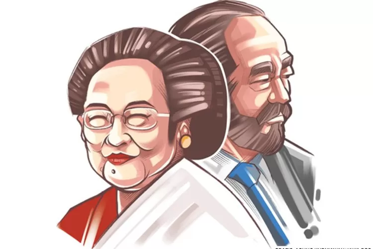 jokowi dan megawati karikatur