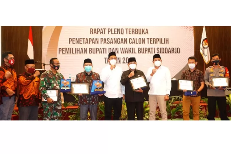 Kpu Sidoarjo Resmi Tetapkan Mudhlor Sebagai Pemenang Pilbup Sidoarjo