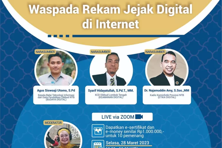 Kemenkominfo Gelar Webinar Mewaspadai Rekam Jejak Digital - Lombok Post