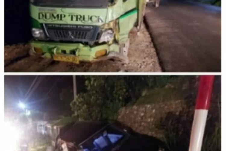 Ditabrak Truk, Kijang Parkir Terseret 8 Meter - Metro Daily