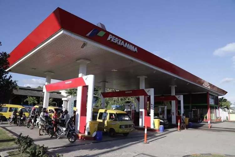 Salah satu SPBU Pertamina