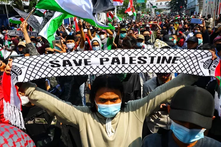 Intip Massa Aksi Bela Palestina Di Sejumlah Daerah - Ngaderes