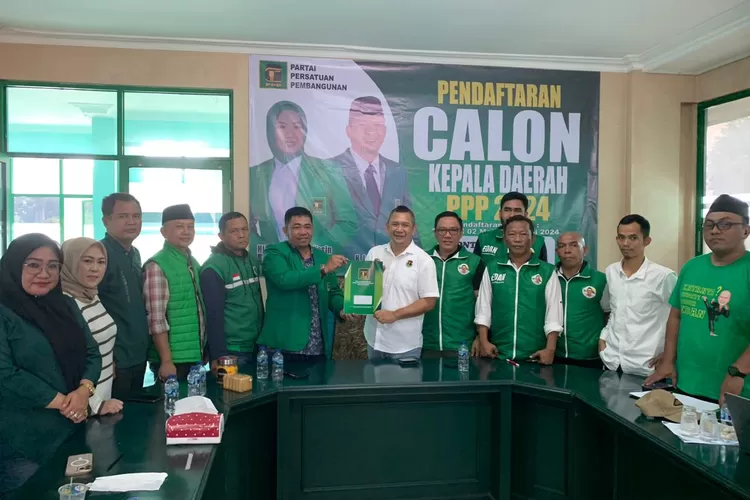 Akew Edan Resmi Daftar Bacabup Ke PPP (Catatanfakta.com)