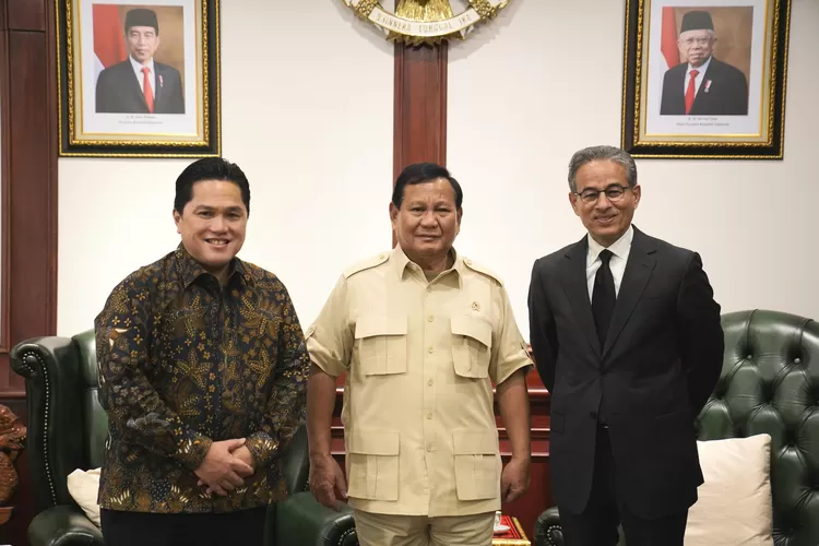 Prabowo Terima Erick Thohir dan Pendiri Emaar Properties UEA, Bahas Potensi Pertumbuhan RI (Dok. Ist)