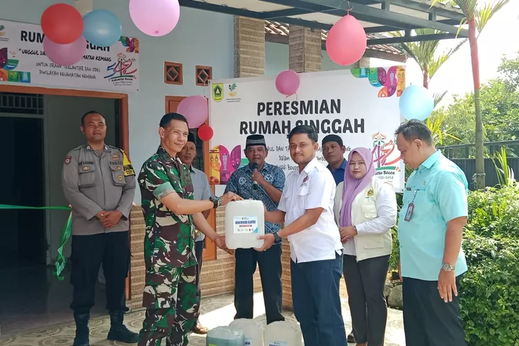 Peresmian Rumah Singgah Kecamatan Kemang (Catatanfakta.com)