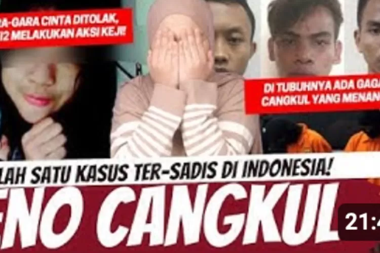 Kisah Eno Cangkul pembunuhan termiris di Indonesia. (Foto/YouTube.)