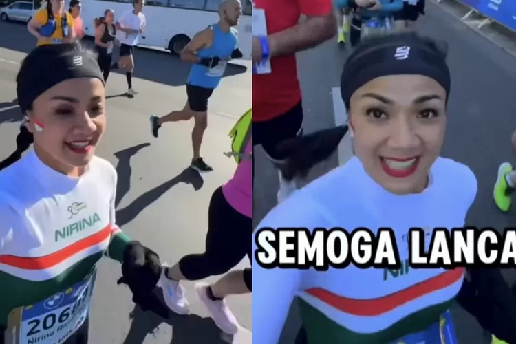 Nirina Zubir ikuti half marthon