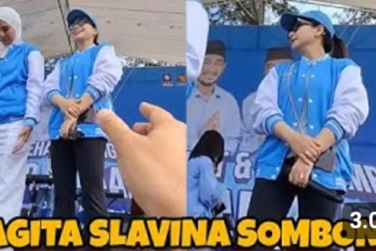 Nagita Slavina dicap artis sombong saat temani kampanye Jeje Govinda. (Foto/YouTube.)
