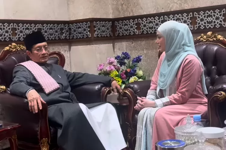 Celin Evangelista bersama Menag Nasaruddin Umar