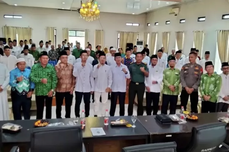 Konferensi Cabang (Konfercab) IX Nahdlatul Ulama (NU) Barut, di aula Bappeda Litbang, Ahad, 9 Februari 2025. Foto: 1tulah.com