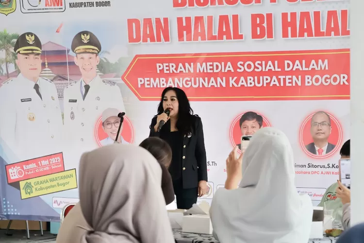 Diskusi publik dan Halal Bi Halal AJWI Kabupaten Bogor (catatanfakta.com)