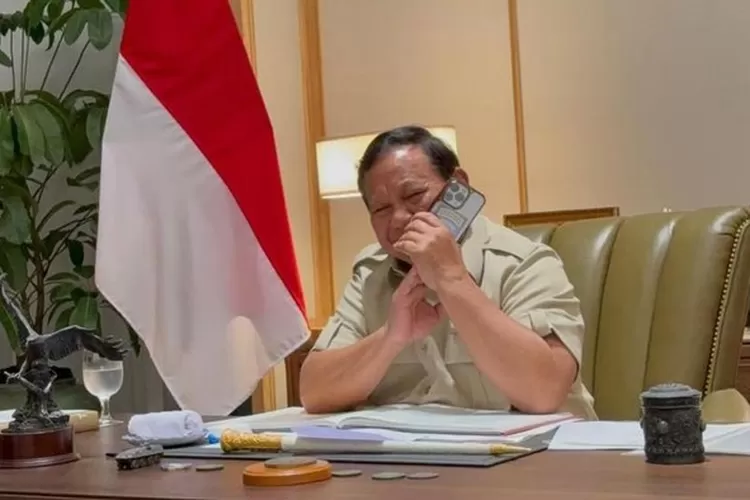 Presiden Prabowo Subianto menerima telepon dari Presiden Amerika Serikat (AS) Donald Trump.
