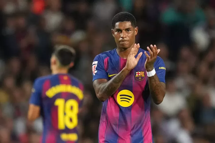 Rashford tampil mengesankan saat dipinjamkan ke Barcelona (X/@FCBarcelona)