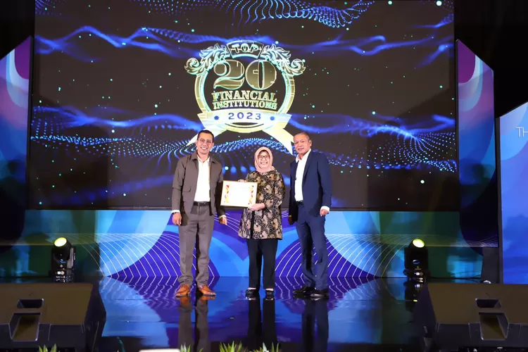 Penganugerahan Top 20 Financial Institution 2023 pada Selasa (14/11) di Hotel Kempinski, Jakarta. 