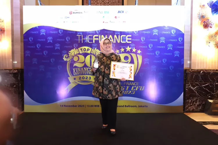 Penganugerahan Top 20 Financial Institution 2023 pada Selasa (14/11) di Hotel Kempinski, Jakarta. 