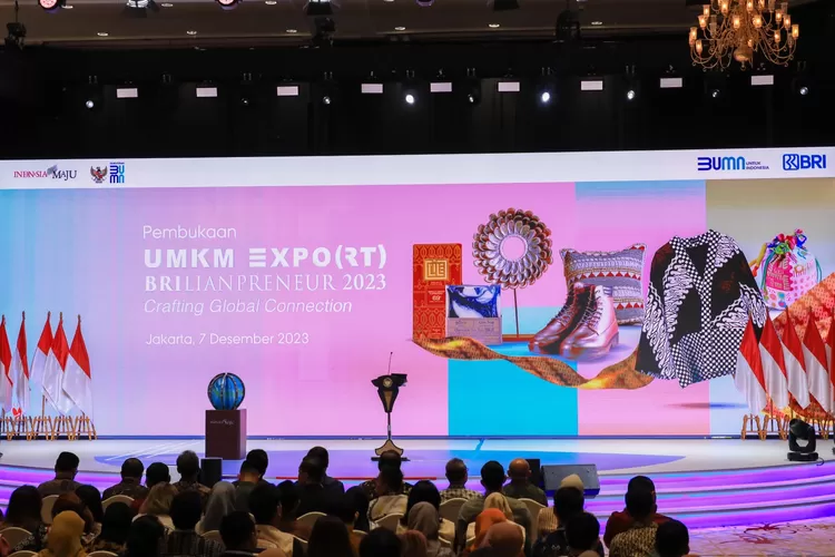 Gelaran UMKM EXPO(RT) BRILIANPRENEUR 2023. (bank BRI)
