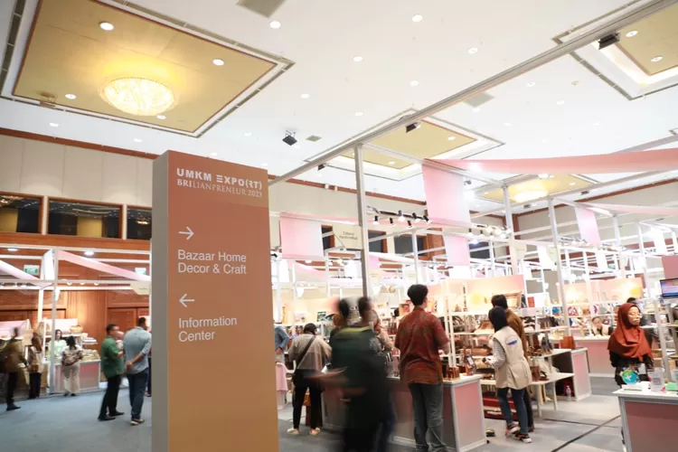 Gelaran UMKM EXPO(RT) BRILIANPRENEUR 2023. (bank BRI)