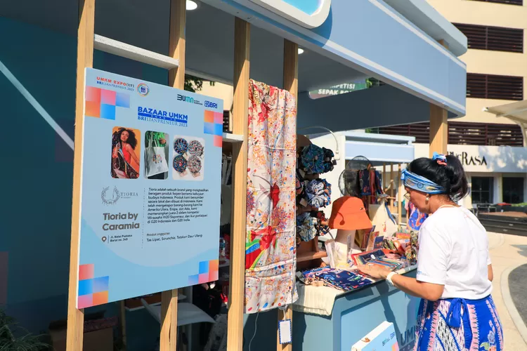BRI menyelenggarakan event UMKM EXPO(RT) BRILIANPRENEUR 2023.