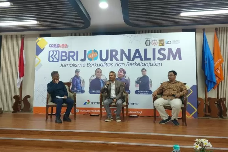 Acara Content Creator Laboratorium (Corelab) Promedia Teknologi Indonesia bersama Bank BRI yang digelar di Kampus FISIP UNDIP, Semarang, pada Rabu, 23 Oktober 2024. (Dokumentasi Promedia)
