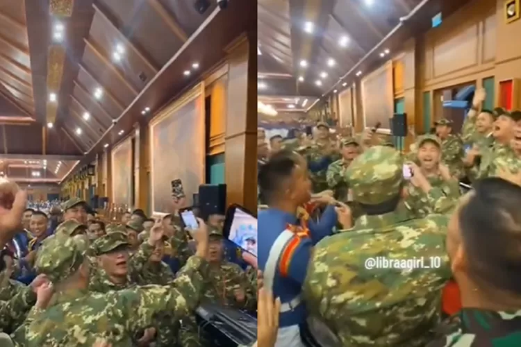 Viral Video Joget Menteri Prabowo, Dituding Party Ditengah Derita Rakyat (TikTok/@libraagirl_10)