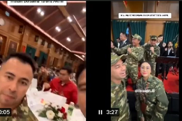 Omongan dan Perilaku Dinilai Tak Singkron, Menteri Pamer Makan dan Joget Padahal Prabowo Ingatkan Indonesia Sedang Tak Baik-baik Saja (kolase video @bospurwa)