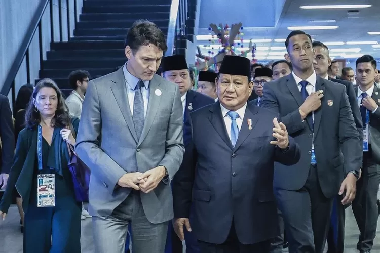 Prabowo Dipuji Perdana Menteri Kanada Justin Trudeau di Sela APEC (X/@prabowo)