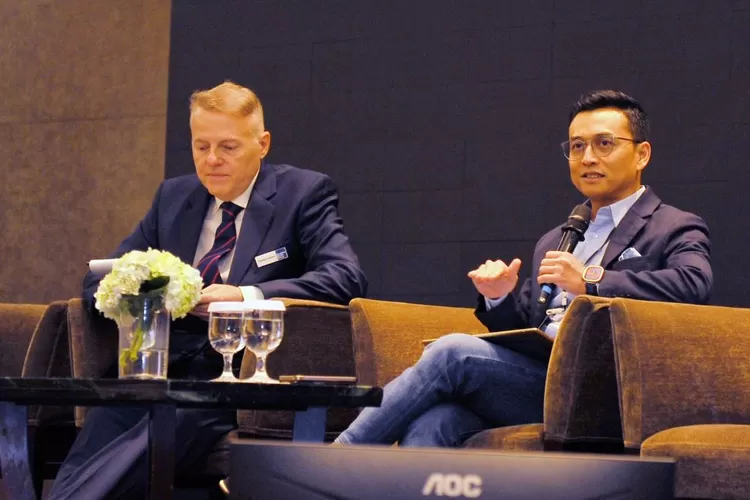 Direktur Risk Management BTN Setiyo Wibowo&nbsp;&nbsp;dalam Asian Banking &amp; Finance Summit 2025 di Jakarta.