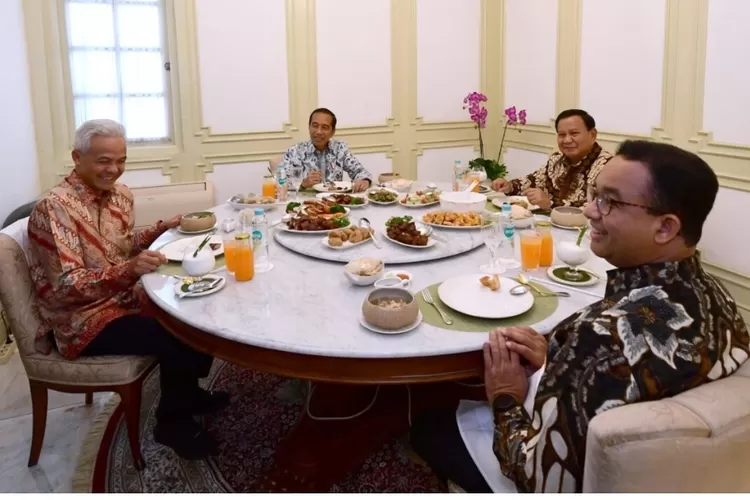 Presiden Jokowi Undang Tiga Capres, Anies, Ganjar Dan Prabowo Makan ...